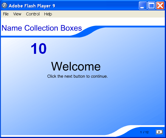Name Collection Boxes 10
