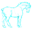 How to Draw a Belgian Horse