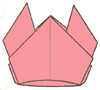 How to Origami a Bishop's Hat