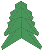 How to Origami a Christmas Tree