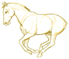 How to Draw a Galloping Horse