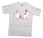 How to print a chicken, crocodile, rooster on a T-shirt