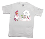 How to print a chicken, turtle, rooster on a T-shirt