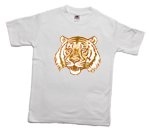 How to print a tiger's head on a T-shirt