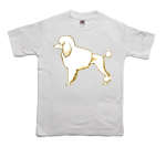 How to print a classical poodle on a T-shirt